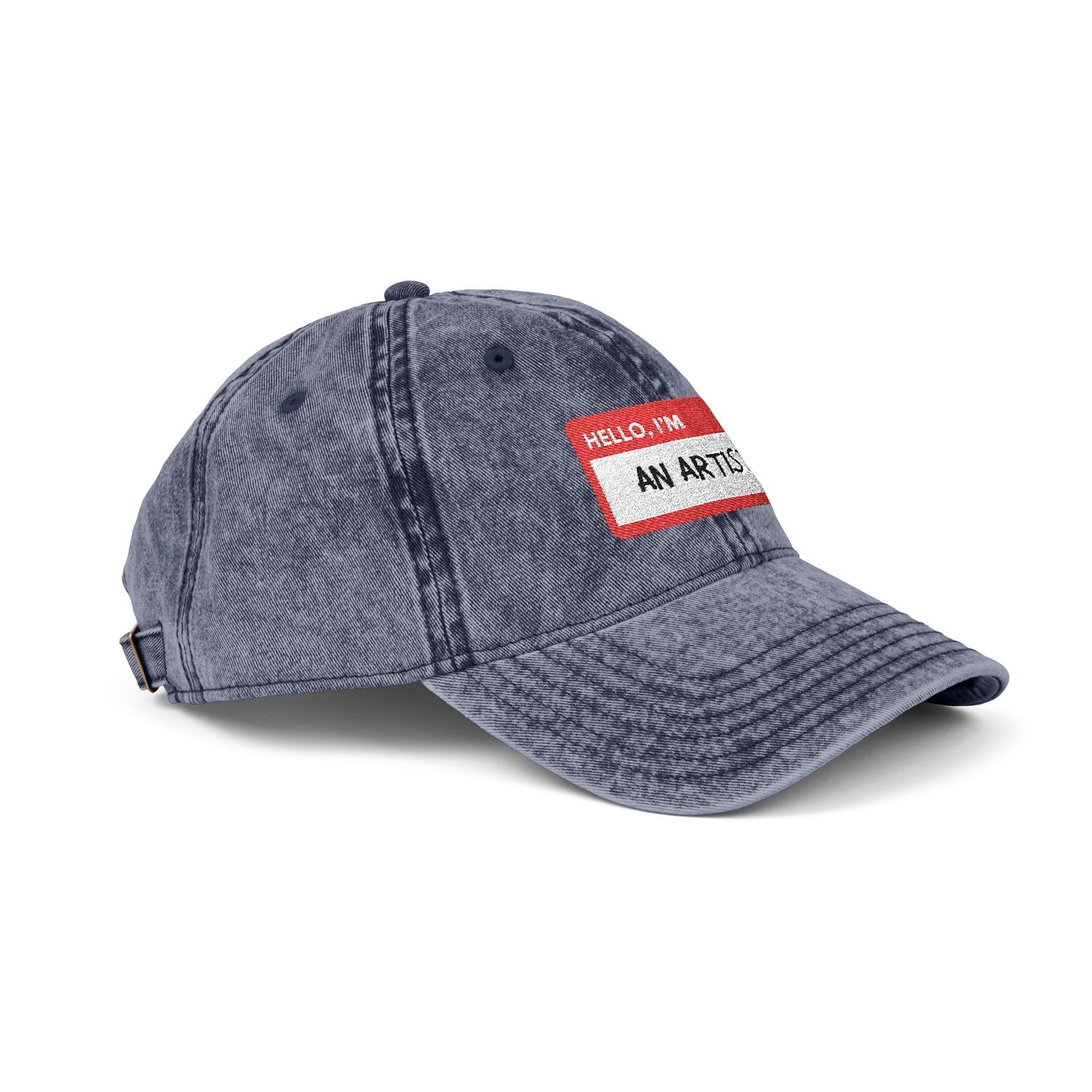HELLO, I'M AN ARTIST - Embroidered Vintage Cap | Creative Hat