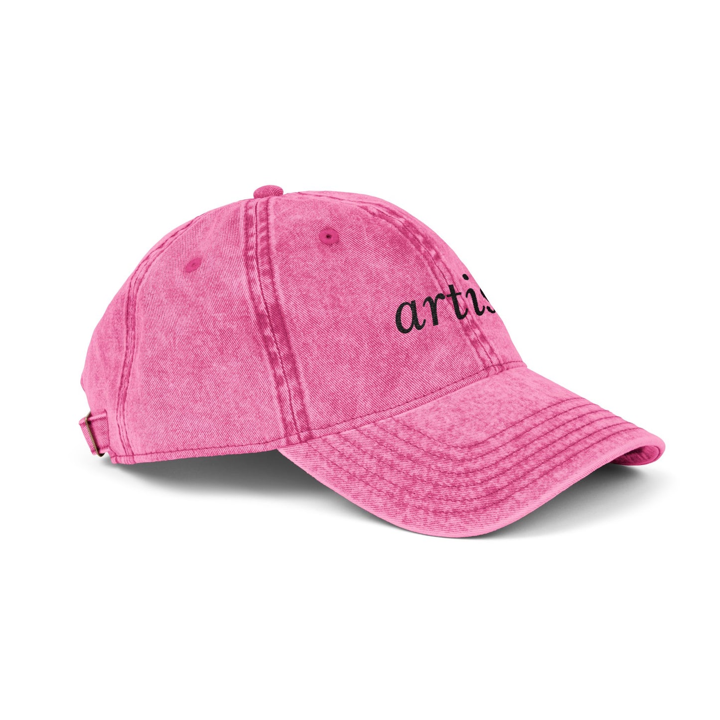 Artist - Script Embroidered Vintage Cap